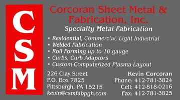 corcoran sheet metal|corcoran sheet metal company.